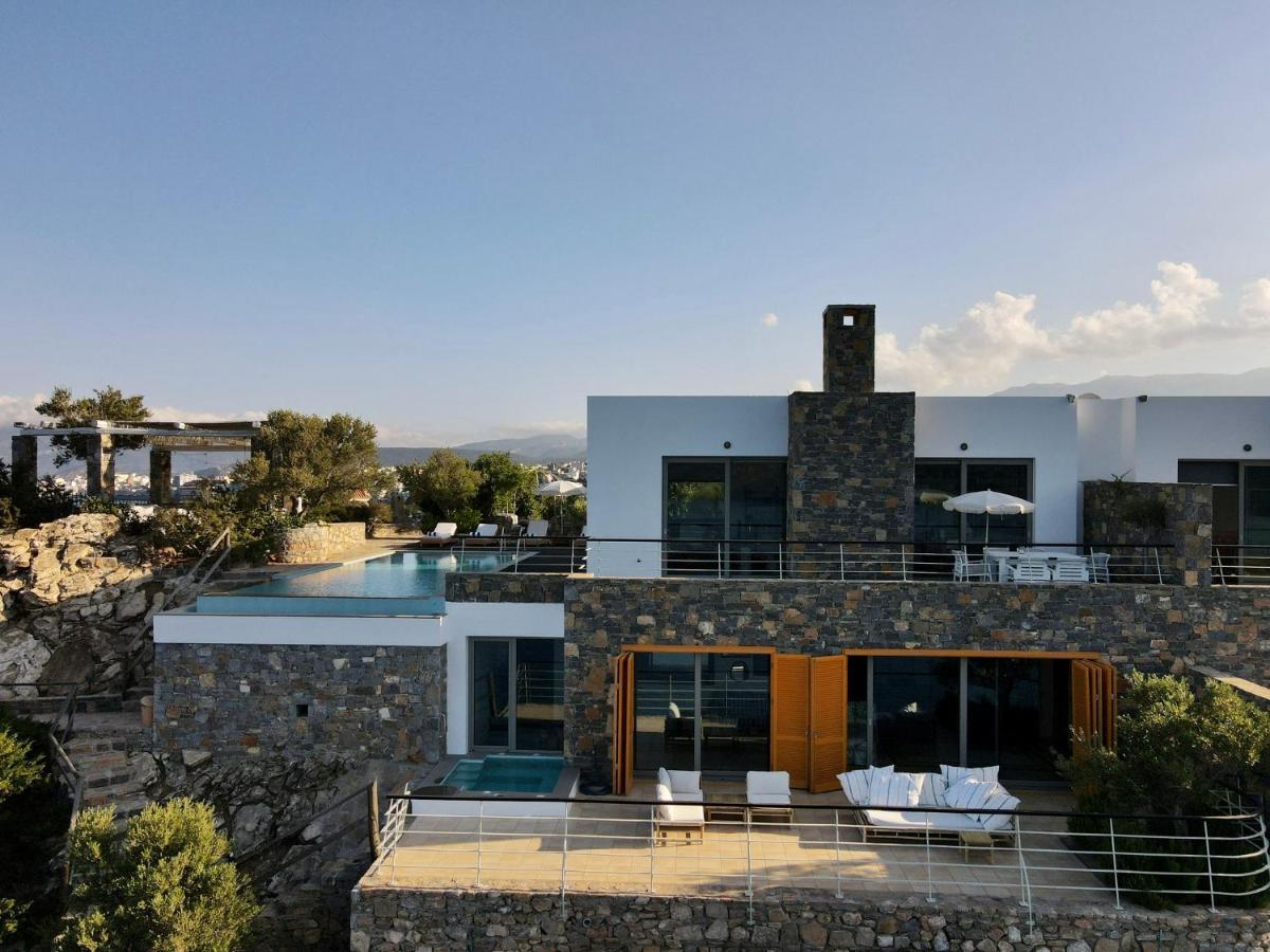 Villa Aiolos: Above The Sea, Within Agios Nikolaos Ngoại thất bức ảnh