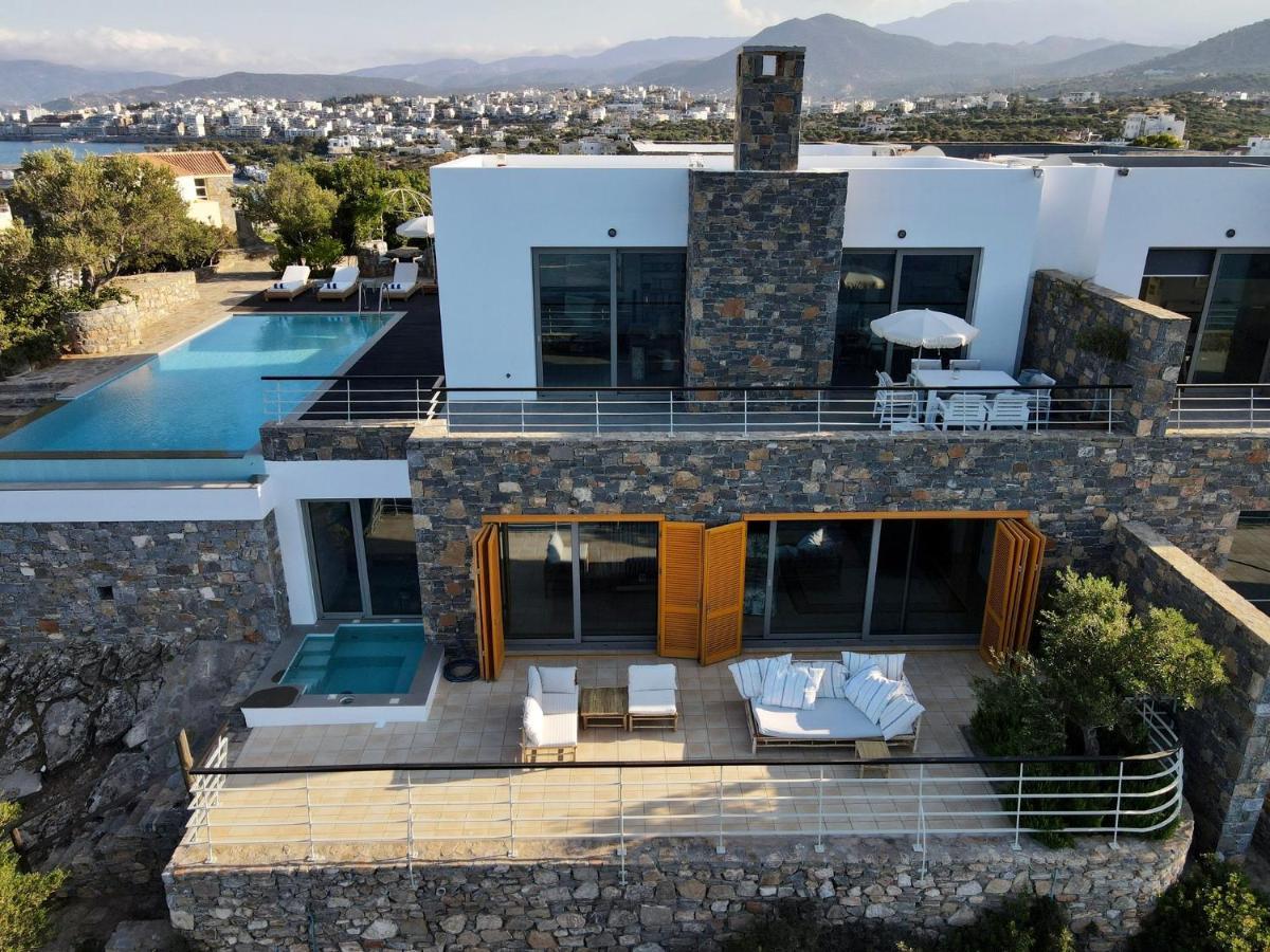 Villa Aiolos: Above The Sea, Within Agios Nikolaos Ngoại thất bức ảnh