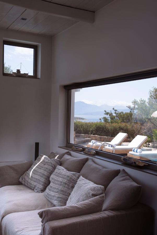 Villa Aiolos: Above The Sea, Within Agios Nikolaos Ngoại thất bức ảnh